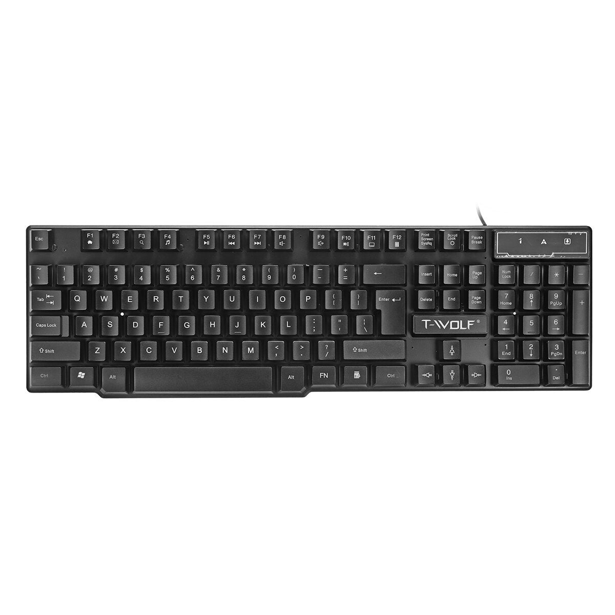 4Pcs Gaming Devices Set 104 Keys LED Backlit Gaming Keyboard 1200DPI Mouse 3.5mm Wired 50mm Driver Headset Anti-slip Mouse Pad Combo