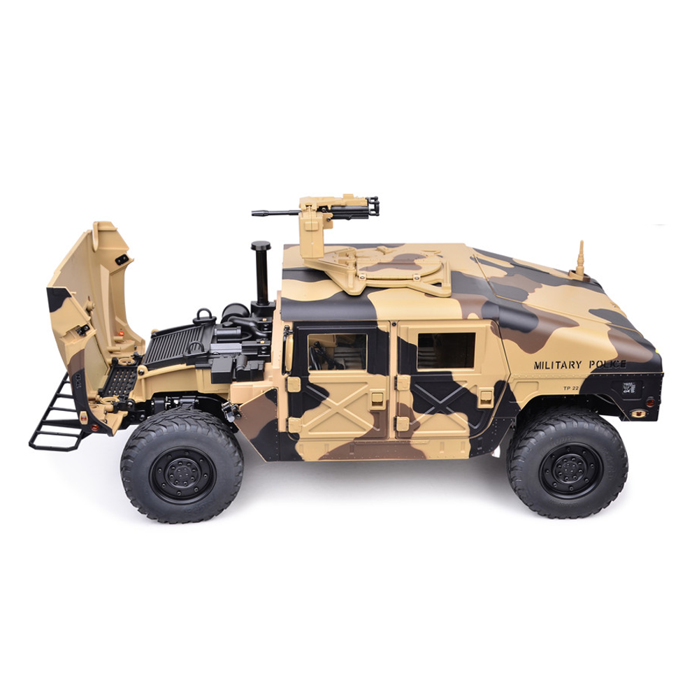 Standard 2.4G 4WD RC Car U.S.4X4 Military Vehicle Truck w/o Battery Charger in Camouflage Yellow Color