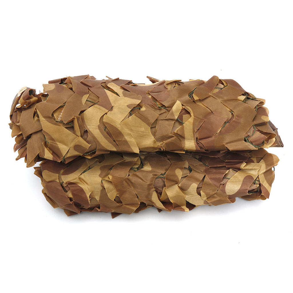 Outdoor Tactical CS Camouflage Net Sunshade Shelter Hunting Woodland Leaves Cover