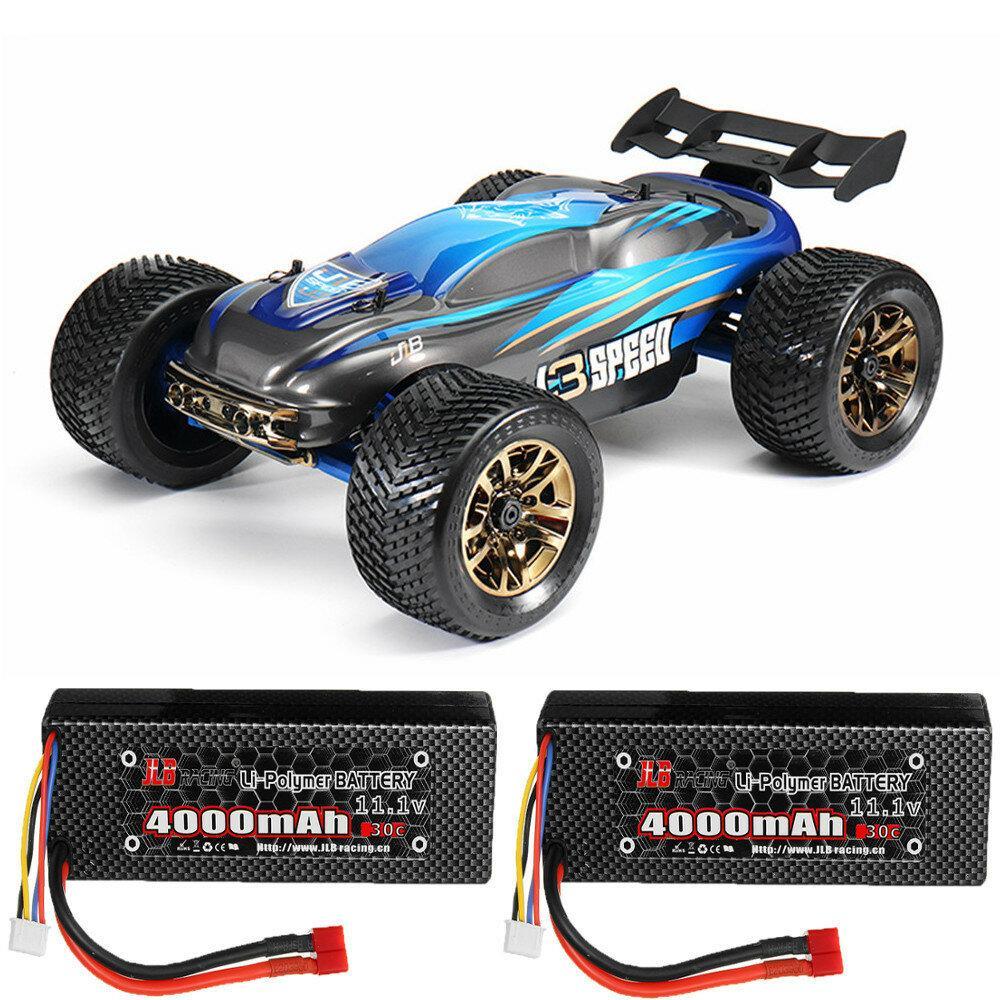 Speed w/ 2 Battery 120A Upgraded 1/10 2.4G 4WD Truggy RC Car Truck Vehicles RTR Model