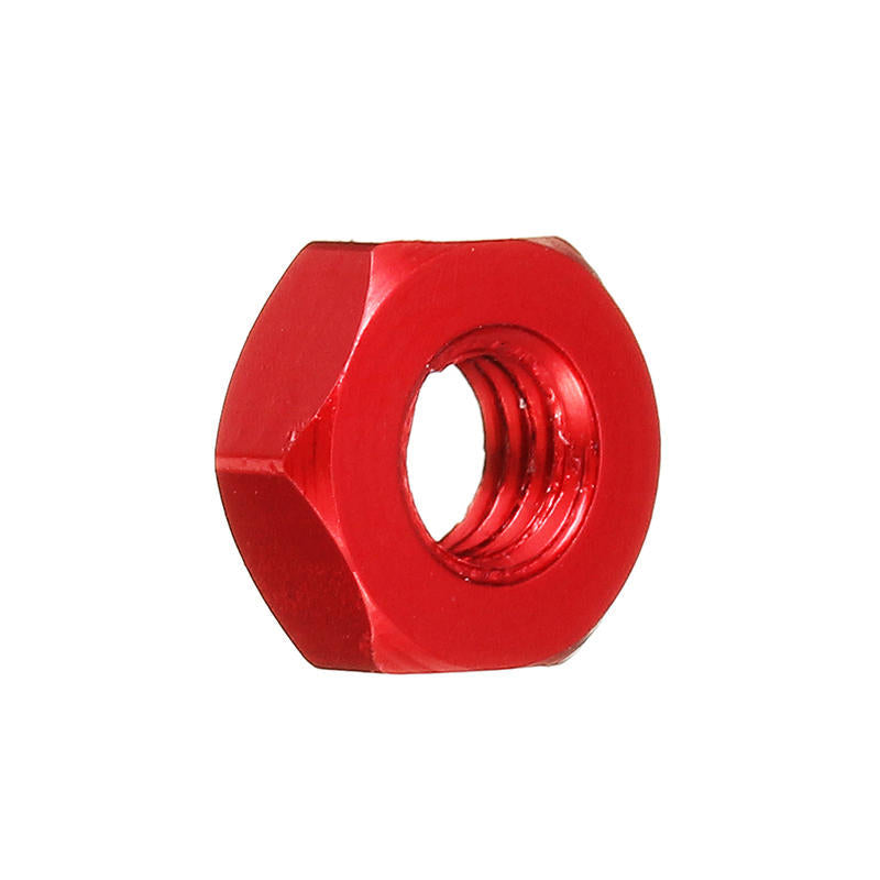 10pcs M3 Aluminum Alloy Hexagonal Hex Nut Lock Nut Multicolor