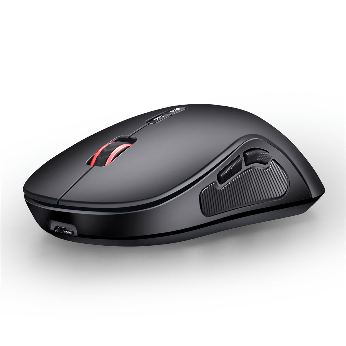 Wireless Mouse 2.4G / Bluetooth Dual Mode Rechargeable 2400DPI Ergonomic Mice For Laptop Computer PC