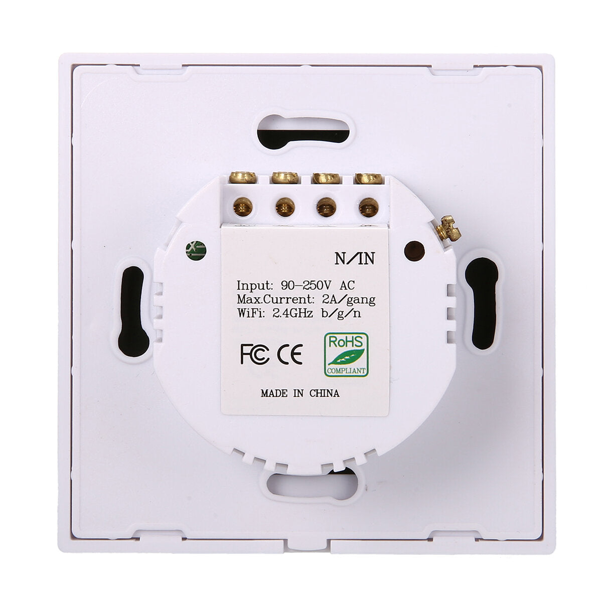 EU UK Smart WiFi Touch Light Wall Switch Module Wirel EL-03 3-Gang AC 90-250V 2A 400w 86 Type
