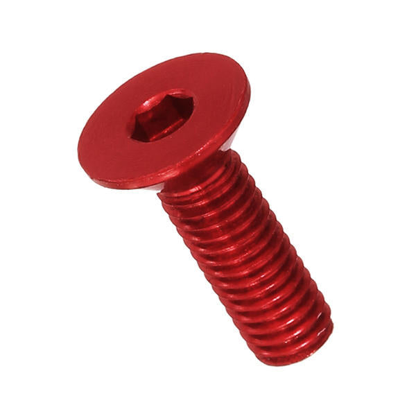 10pcs M3x10mm Countersunk Hex Socket Screw 7075 Aluminum Alloy Flat Head Metric