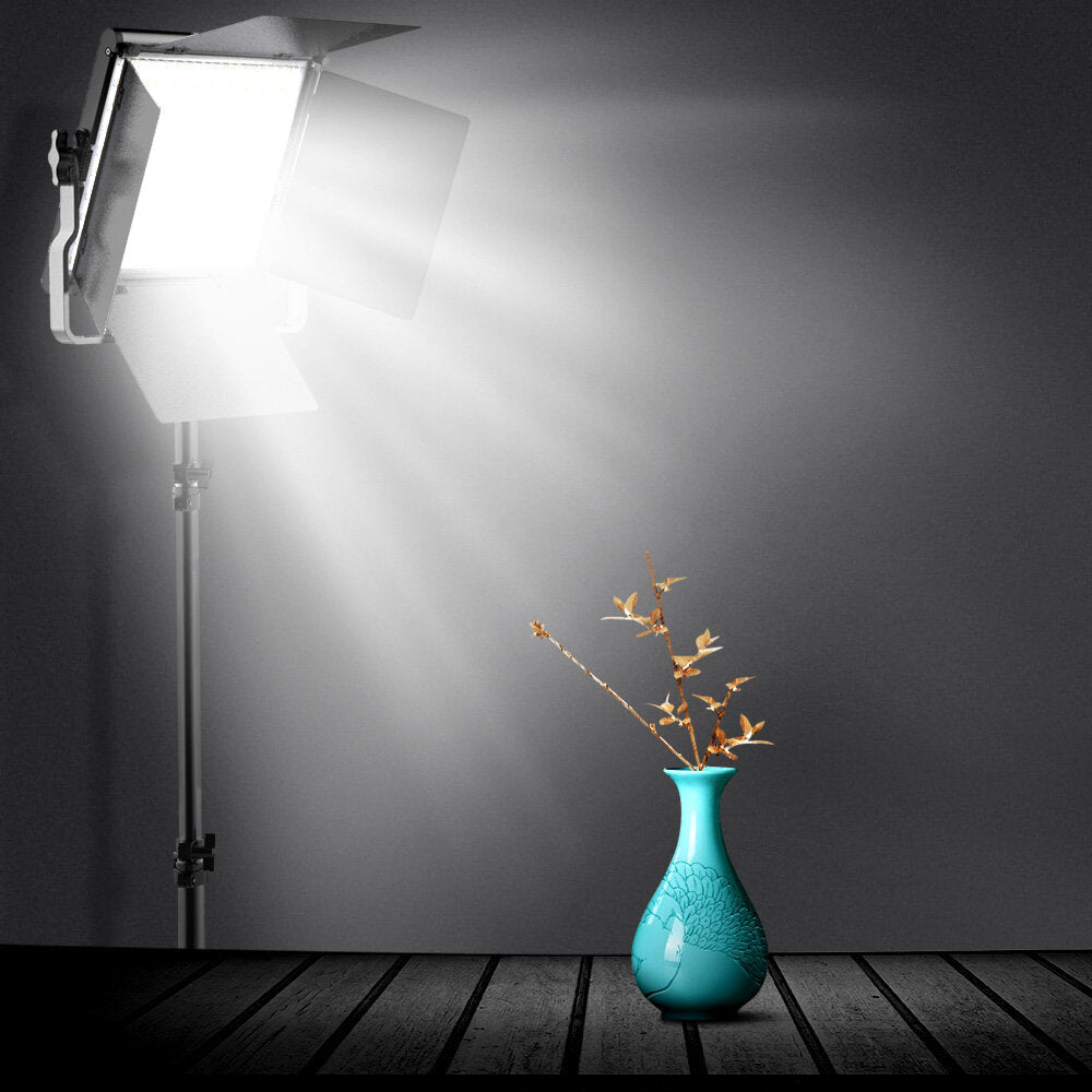 Bi-color 2 Set LED Video Light Kit Professional Camera Light Dimmable Fill Light Video with Tripod and Bag