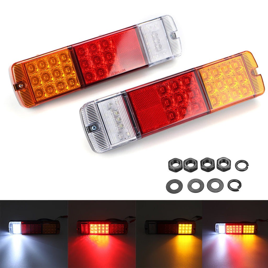 1 Pair LED Rear Tail Lights Lamps For Toyota Land Cruiser