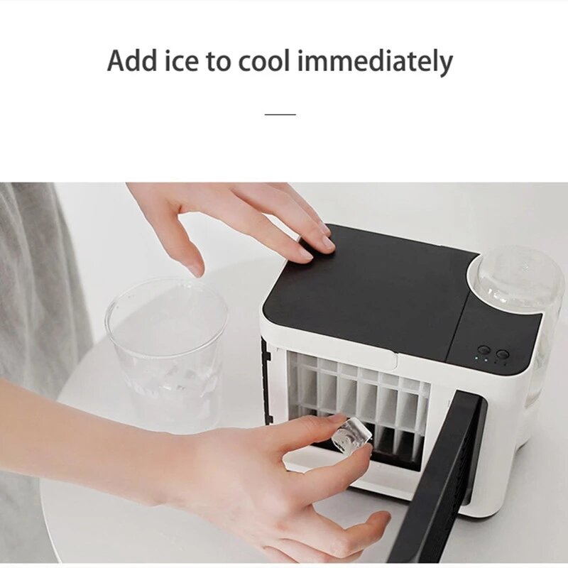 USB Charging Negative Ion Air Conditioning Fan Desktop Air Cooler Small Mini Water Cooling Fan
