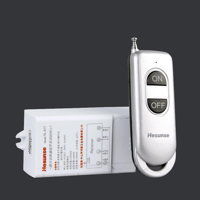 Remote Control Power Switch 3000W High Power Wireless Switch 200M 220V One Way