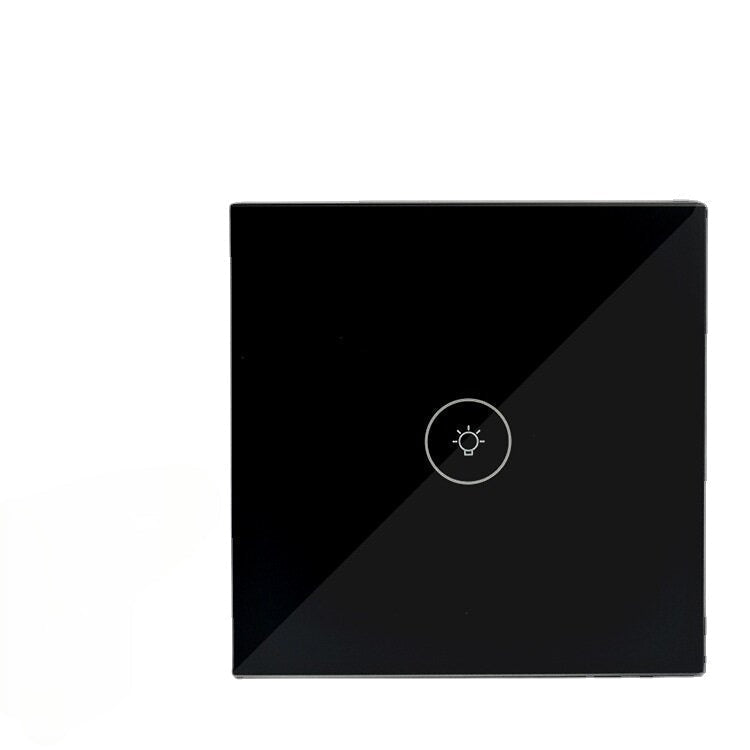Smart Touch Switch 86 Type Smart EU Standard 1Gang Switch Work with Alexa Google Home WF-WS01 AC100-240V