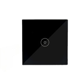 Smart Touch Switch 86 Type Smart EU Standard 1Gang Switch Work with Alexa Google Home WF-WS01 AC100-240V