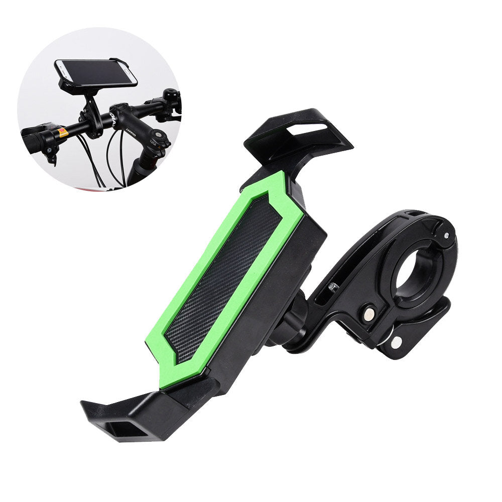 14.5-17cm Bike Phone Mount 360 Rotation Anti-slip Anti-shake Bicycle Phone Holder Motorcycle Mount Outdoor Cycling