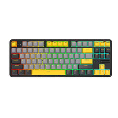 87 Keys 3 Mode Bluetooth Gaming Mechanical Keyboard RGB Backlit Wireless Keyboards Hot Swappable Ergonomic for Win/MacOS/iOS/Andriod