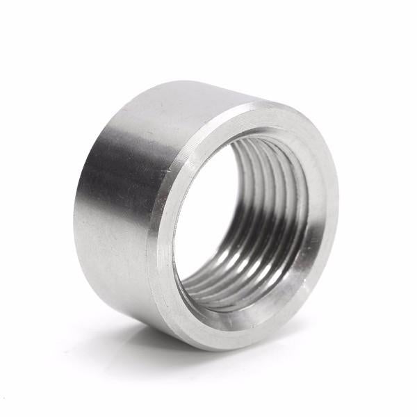 Round Sensor Nut Thread Stainless Steel Exhaust Pipe Base O2 Oxygen Sensor Nut
