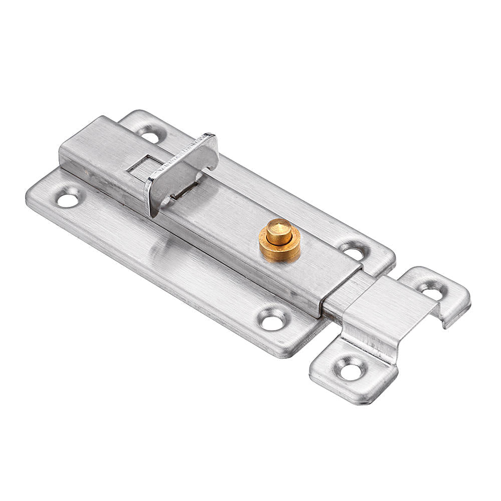 Stainless Steel Automatic Spring Door Sliding Latch Lock Barrel Bolt Anti-Theft Hardware