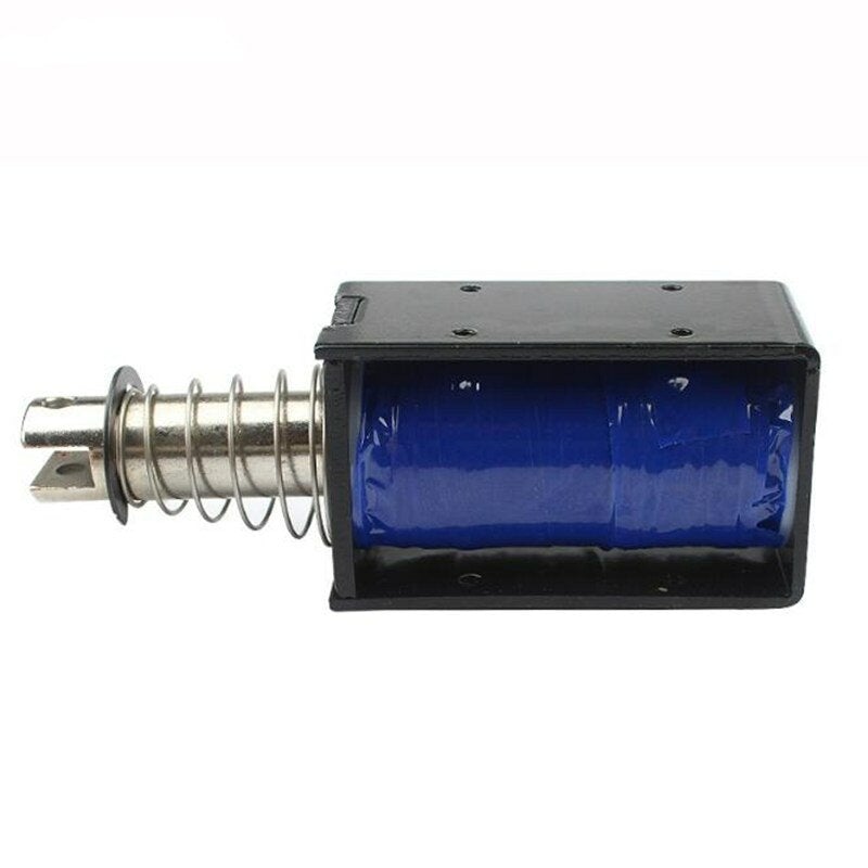 12V 2.8A 33.6W Pull Stroke 25mm Starting Force 7.4KG High Power Solenoid Lock