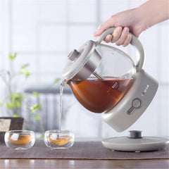 Mini Electric Cooking Pot Automatic Glass Black Tea Pot