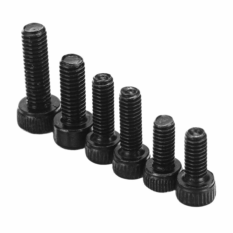 240Pcs M2/M2.5/M3 Hex Socket Head Cap Screws Carbon Steel Assortment Kit