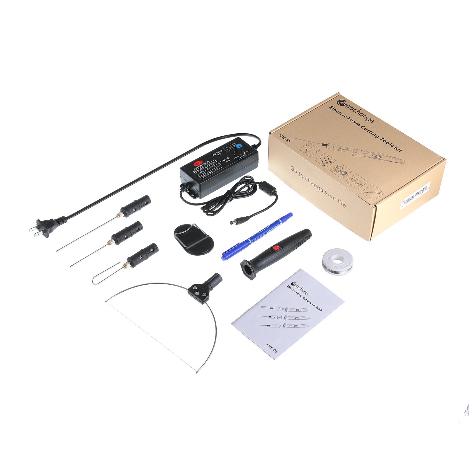 4 in 1 Foam Cutter Electric Cutting Machine Styrofoam Cutting Pen Foam Die Tool