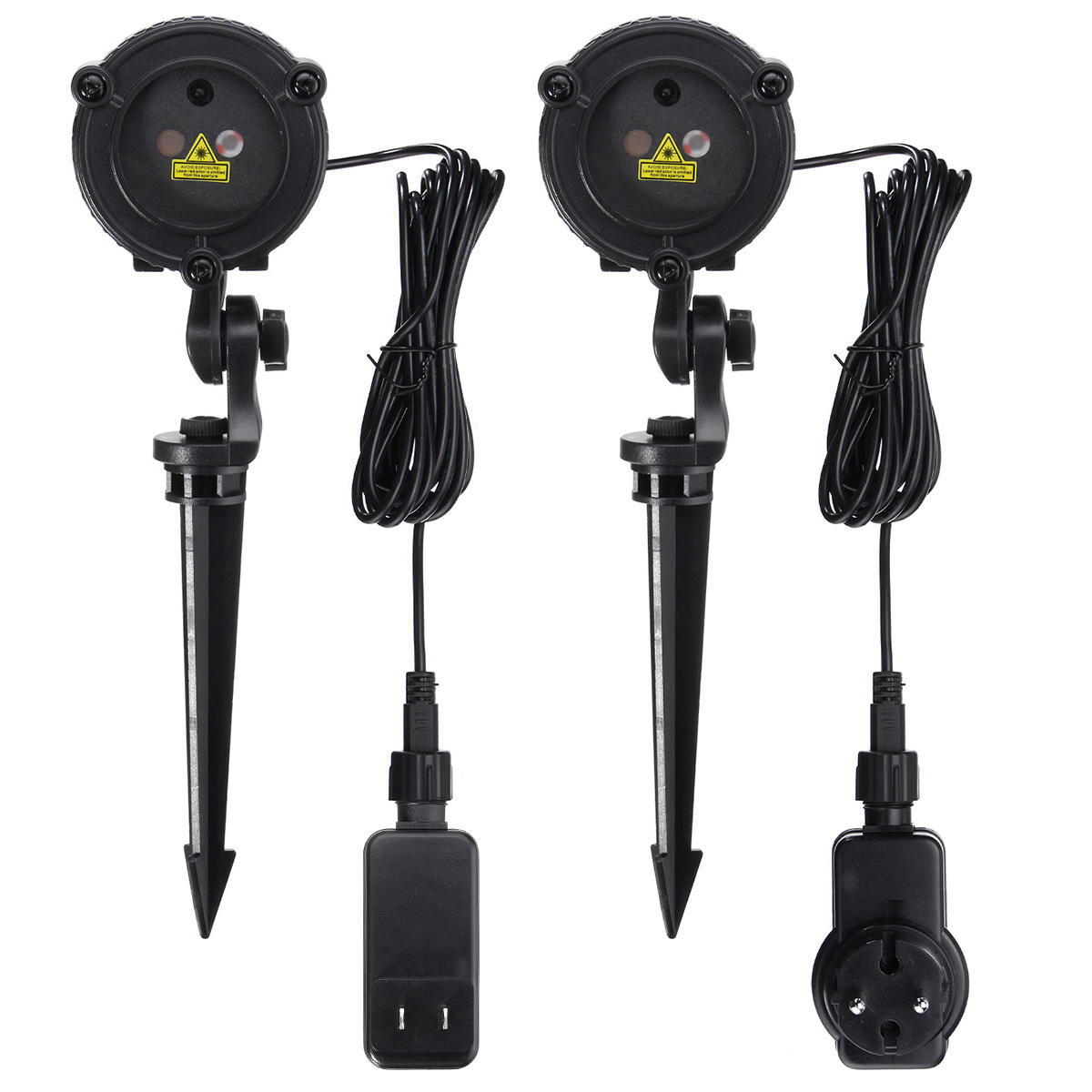 Remote Control Outdoor R&G LED Projector Christmas Garden Stage Light Waterproof AC100-240V