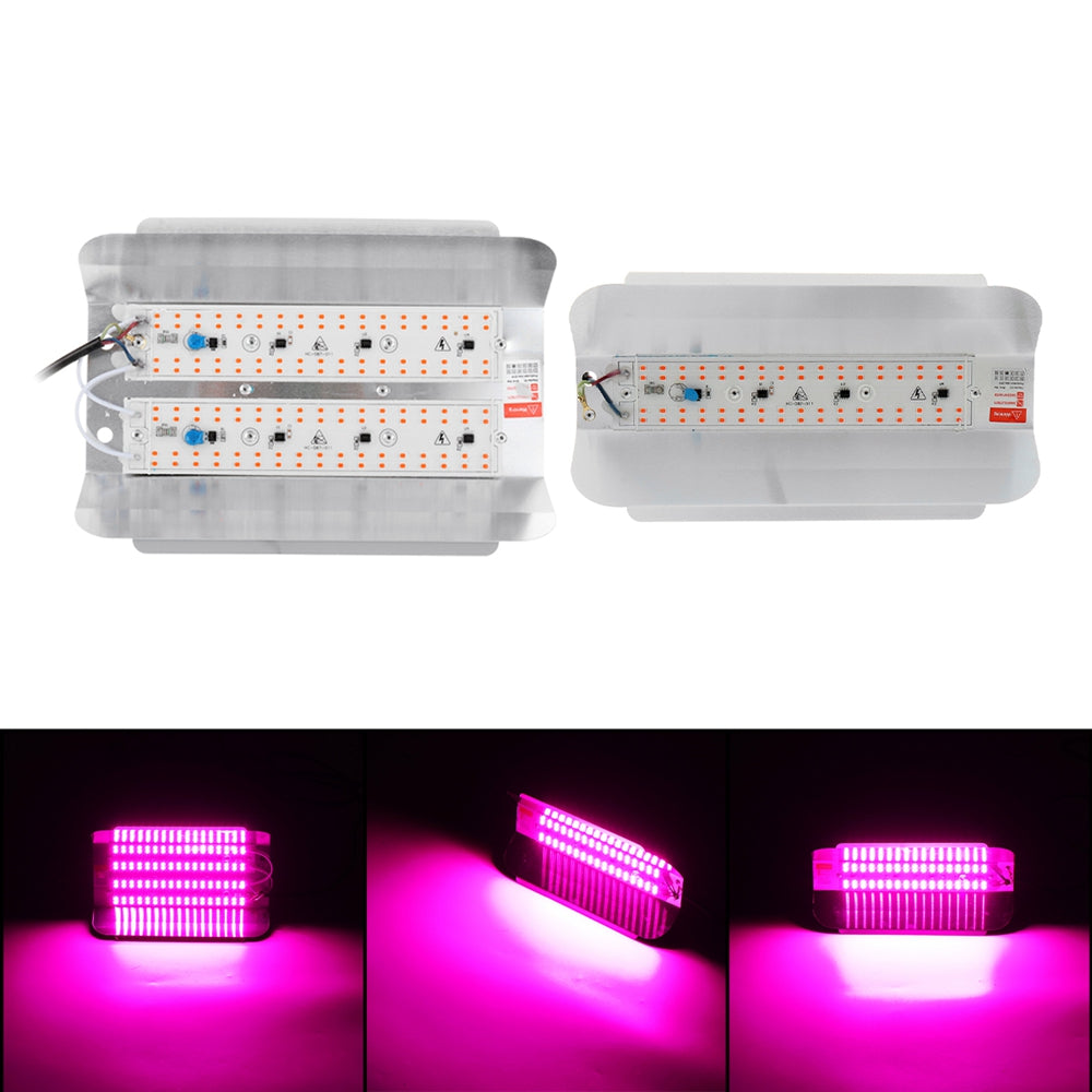 Full Spectrum 50W 100W LED Plant Grow Light Hydroponic Veg Flower Iodine Lamp AC220V