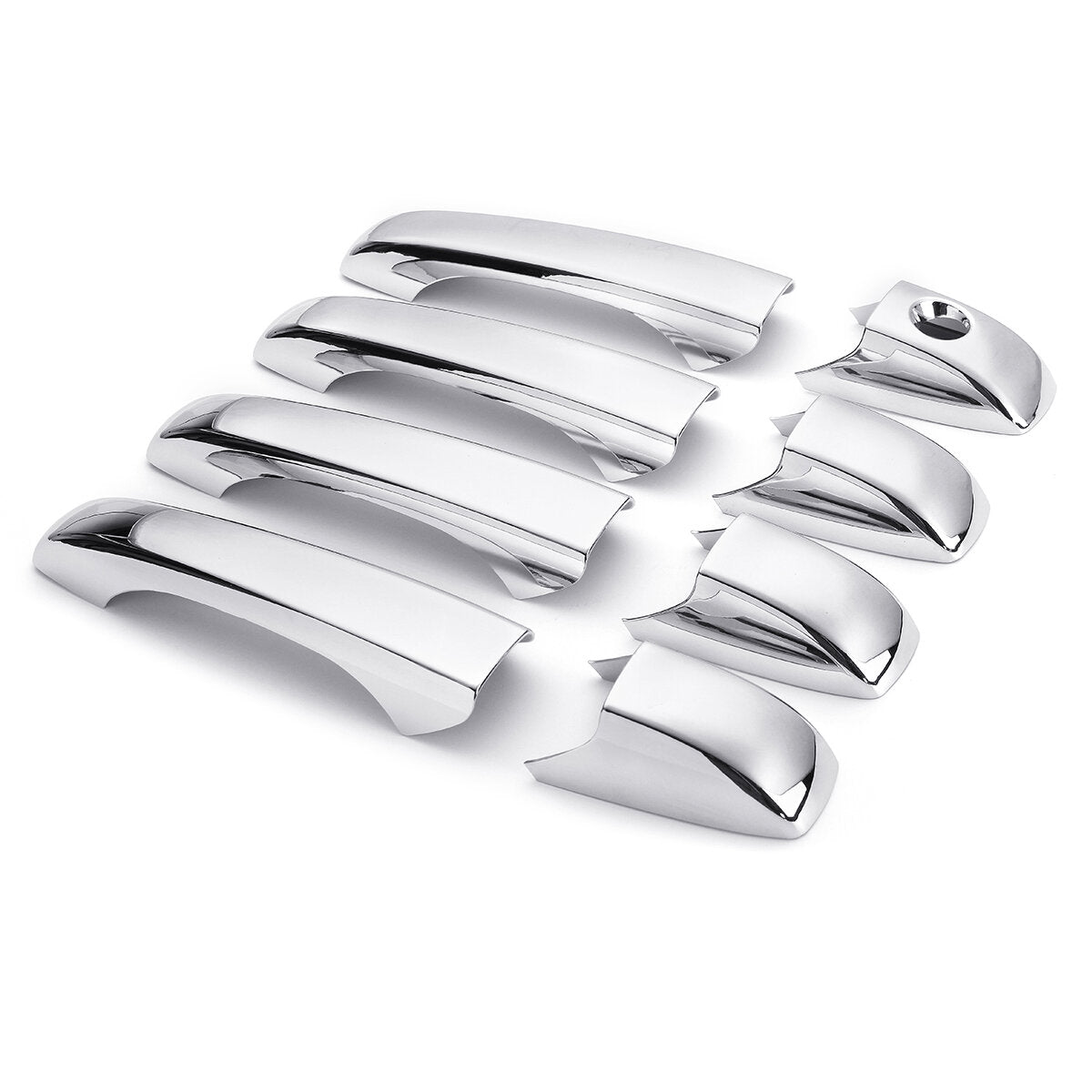 8pcs Set ABS Chrome 4 Door Handle Covers For Chrysler Dodge Jeep