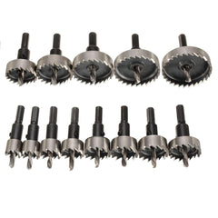 13pcs 16-53mm HSS Hole Saw Cutter 16/18/20/22/25/26/28/30/35/40/45/50/53mm Drill Bits Set