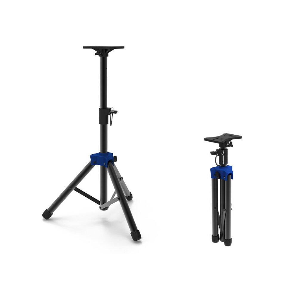 Portable 63cm-110cm Round Column Base Adjustable Surround Sound Speaker Display Stand