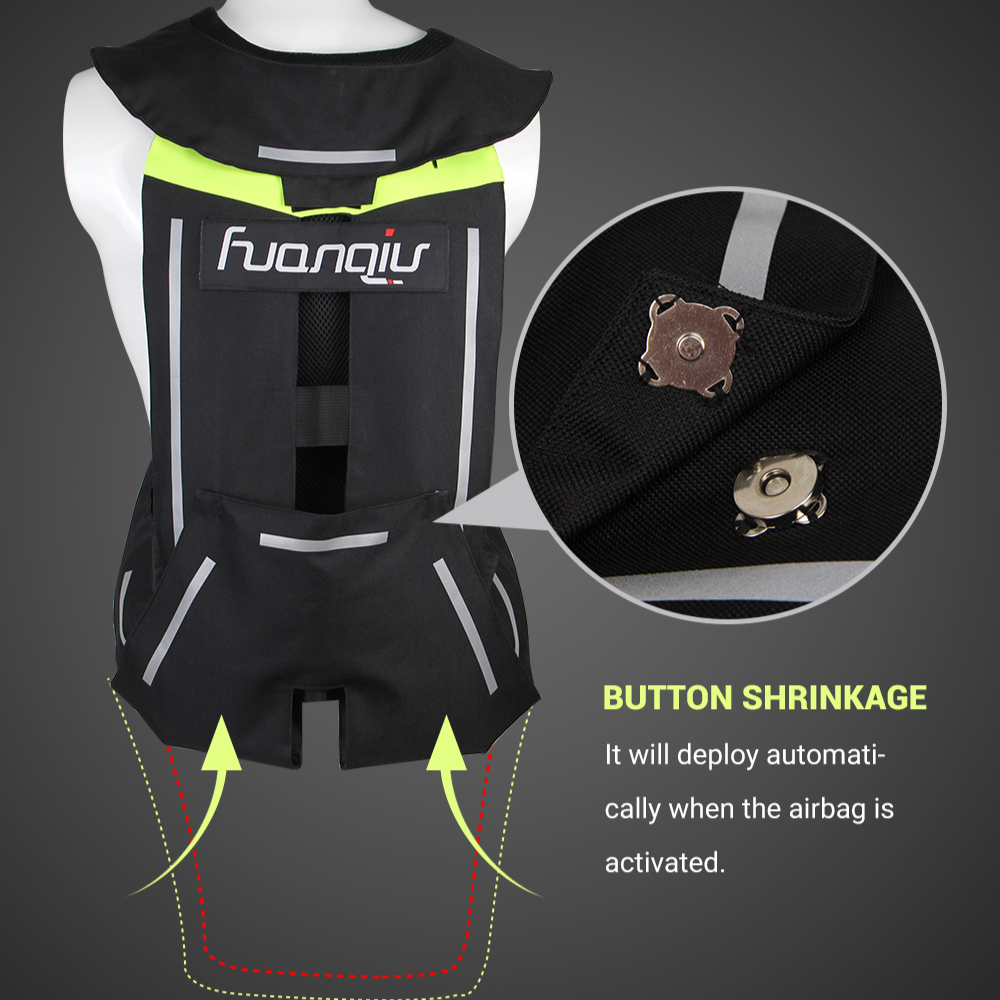 Motorcycle Protective Airbag Vest with Excellent Abrasion Resistance