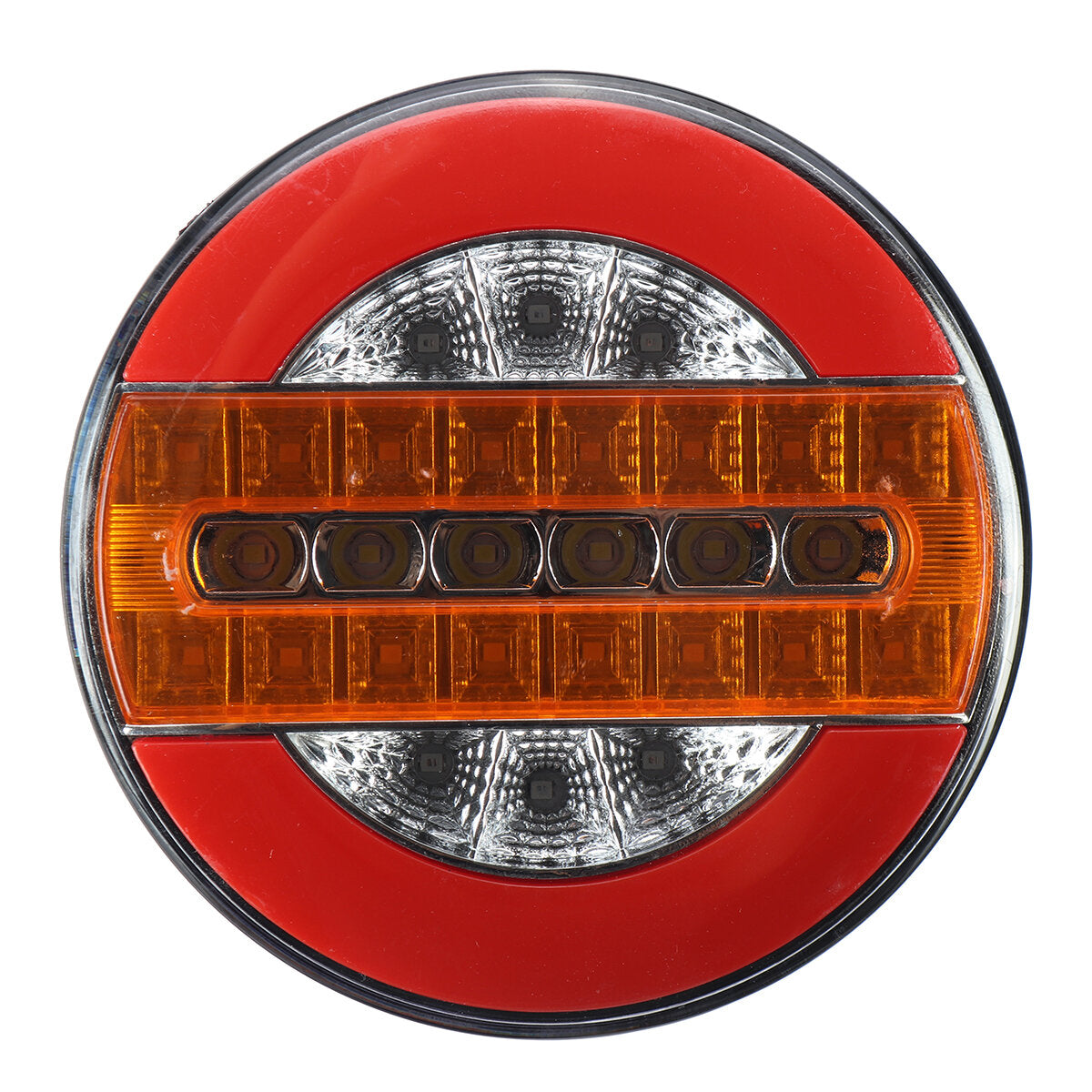 12-24V LED Hamburger Rear Tail Lights Reversing Lamp Stoplight For Truck Lorry Van Caravan Bus Camper