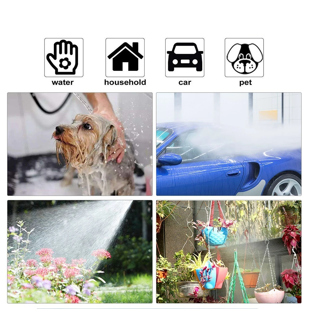 23M / 75ft Garden Hose Upgrade Expandable Magic Flexible Water Hose Plastic Hoses Pipe
