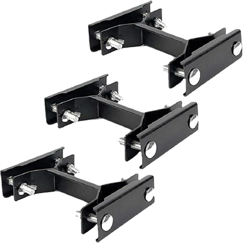 3Pcs Deck Umbrella Clamp Kit Outdoor Universal Patio Umbrella/Torch Mount Holder Attaches to Railing Maximizing Space