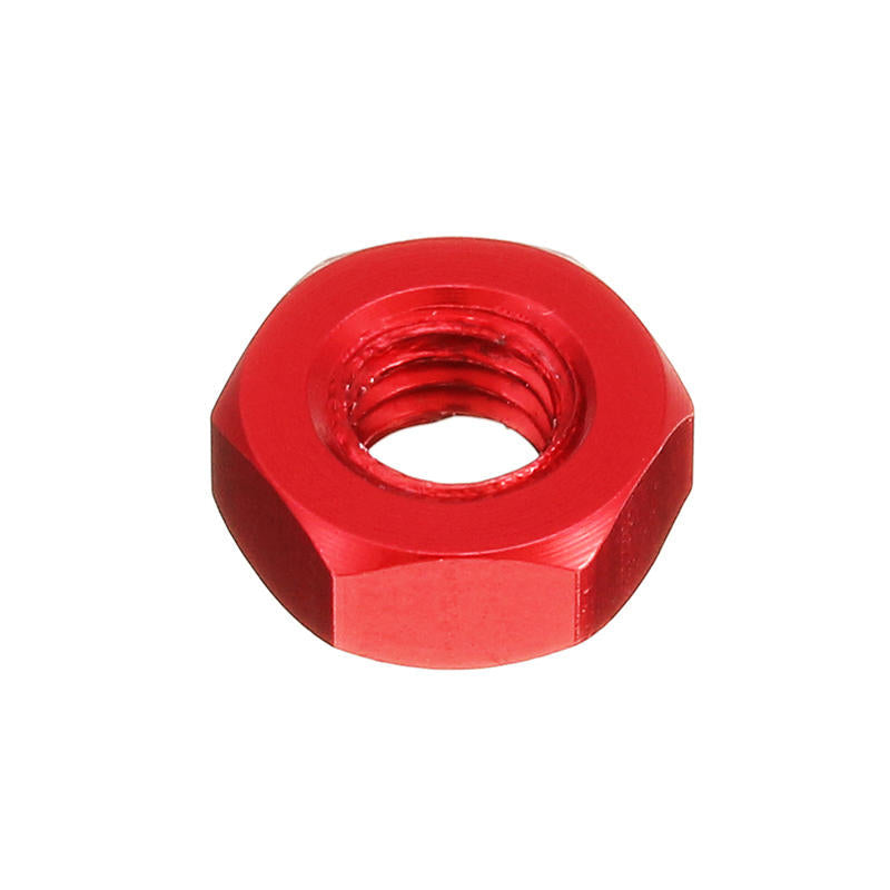 10pcs M3 Aluminum Alloy Hexagonal Hex Nut Lock Nut Multicolor