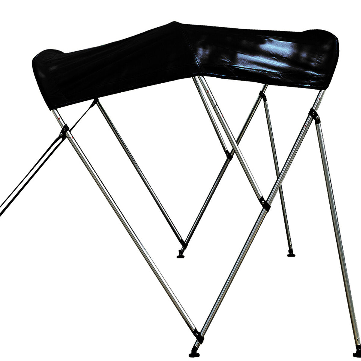3 Bow Bimini Top Replacement Canvas Cover Boot Cover W/Rear Poles UV Resistant