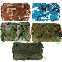 5x3m Car Cover Military Camouflage Net Hunting Woodland Army Training Camo Netting Car Tent Shade Camping Sunshade Net