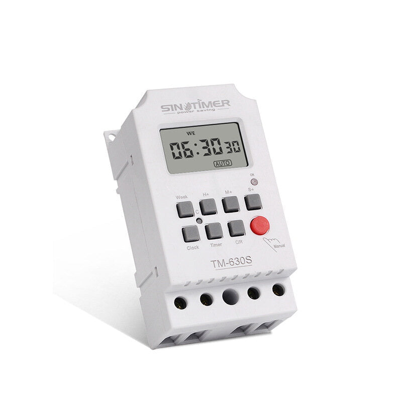 110V LCD Digital Programmable Timer Switch with Interval 1 Second Power Direct Output