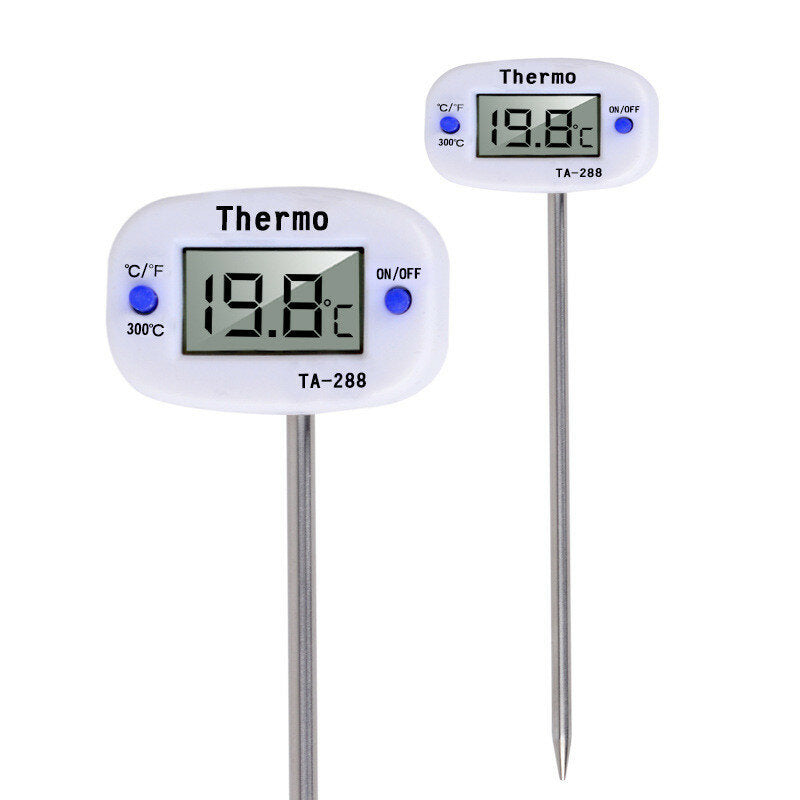 Food Thermometer Fast Temperature Measurement 304 Stainless Steel for Kitchen