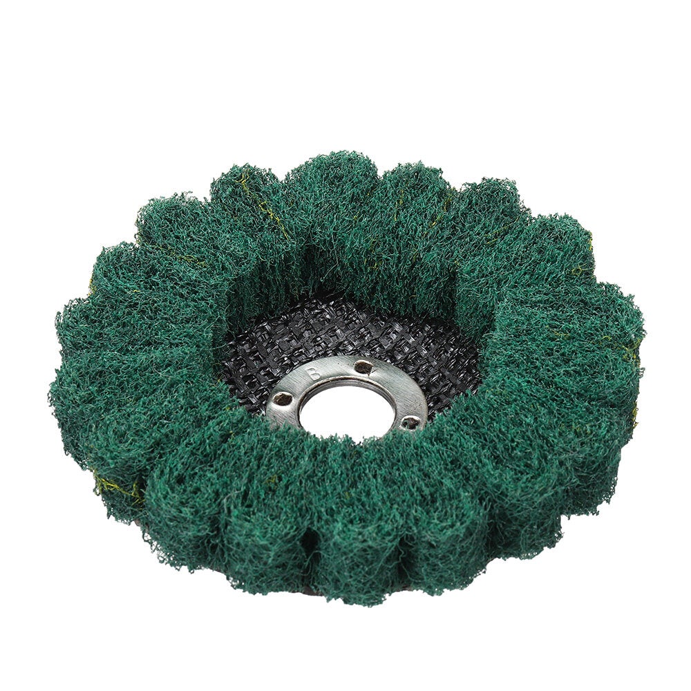 8Pcs 4 Inch Pattern Fiber Disc Polishing Grinding Wheel Scouring Pad Buffing Wheel for Angle Grinder