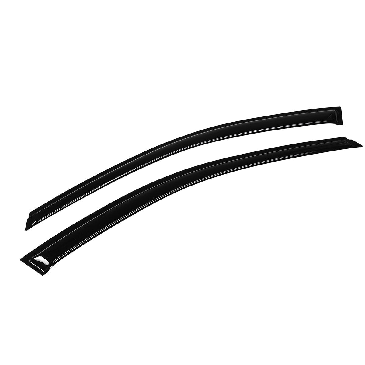 4Pcs Plastic Exterior Visor Vent Shades For Acura TSX CL8 Euro-R 2004-2008 JDM 3D Wavy Window Sun Rain Guard Deflector