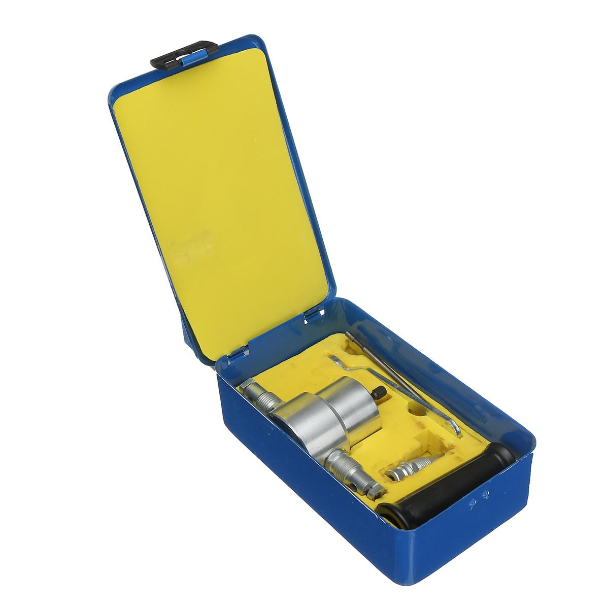 Upgraded 160A Double Head Metal Sheet Nibbler Cutter 360 Degree Adjustable Drill Cutting Tool