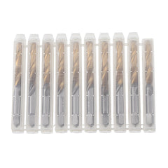 10pcs M3-10 Countersink Drill Bit HSS Titanium Coating M3/4/5/6/8/10 Tapping Chamfering Machine Thread Tap