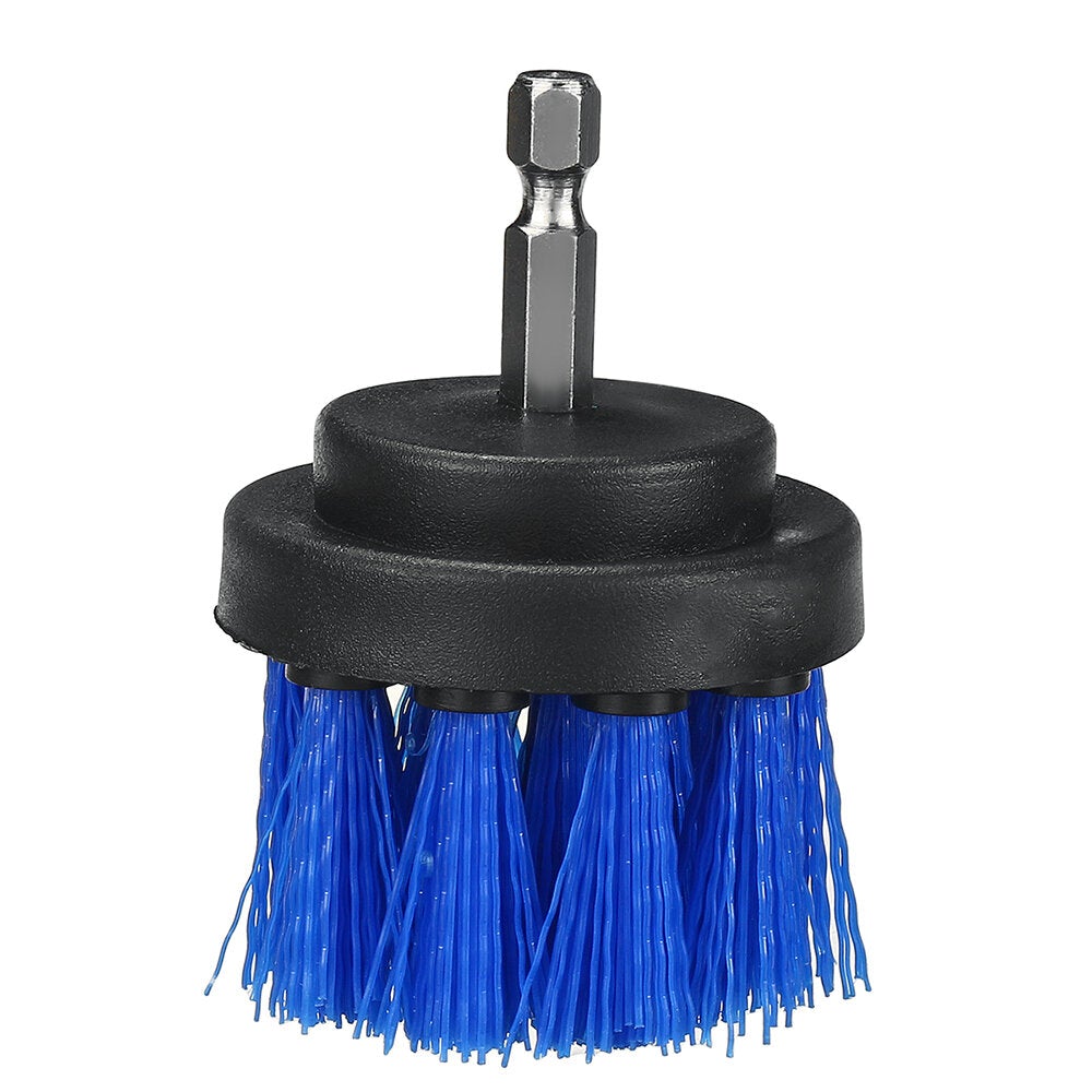 11pcs Drill Scrubber Cleaning Drill Brush Set with Scouring Pad Extension Rod for Car Kitchen Grill Tile