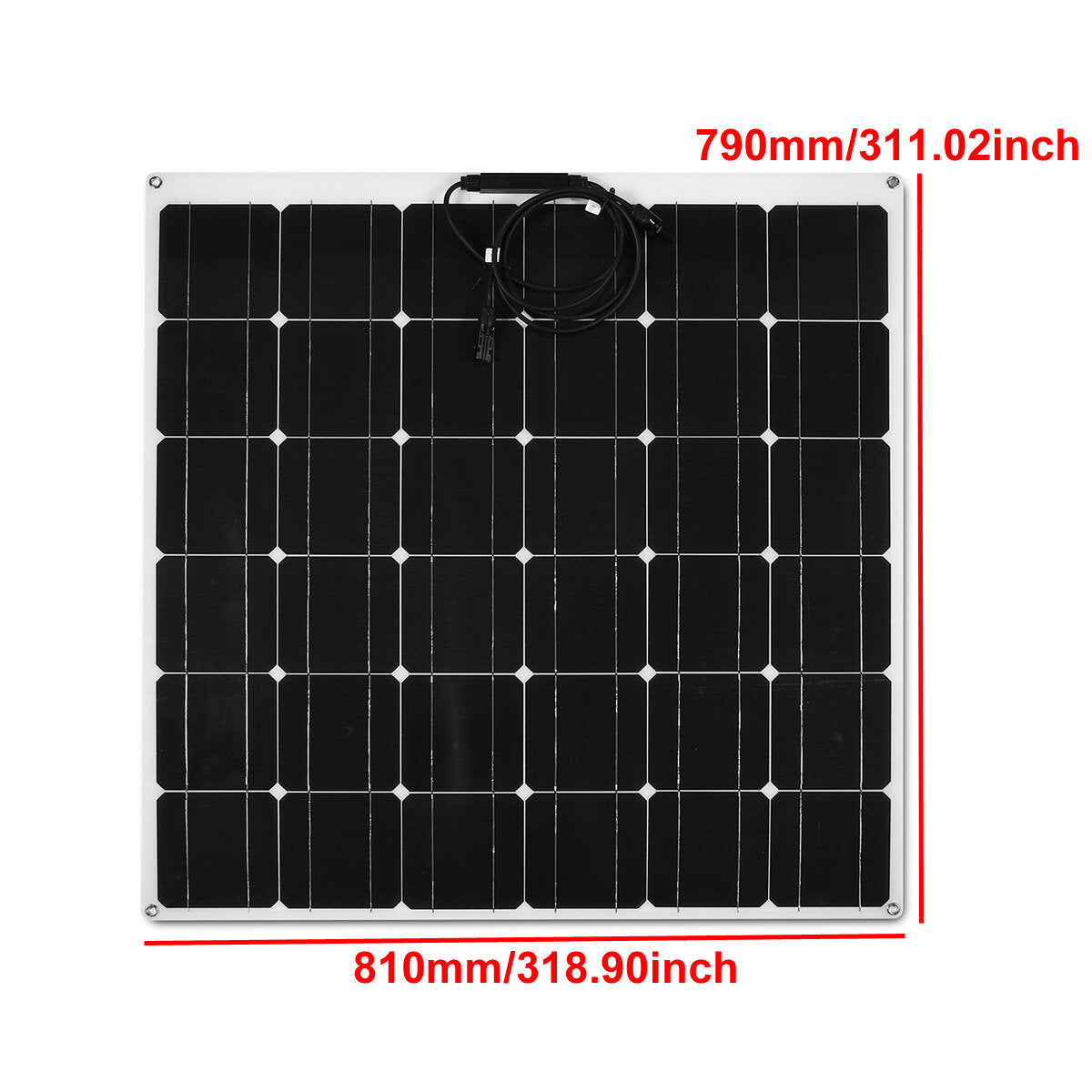 280W 18V Flexible Solar Panel Tile Mono Power Bank Waterproof