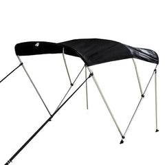 3 Bow Bimini Top Replacement Canvas Cover Boot Cover W/Rear Poles UV Resistant