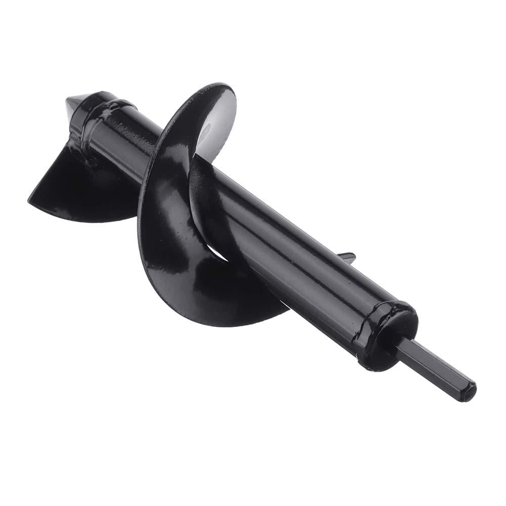 8x18/8x22cm Garden Auger Small Earth Planter Post Hole Digger Earth Planting Auger Drill Bit for Electric Drill