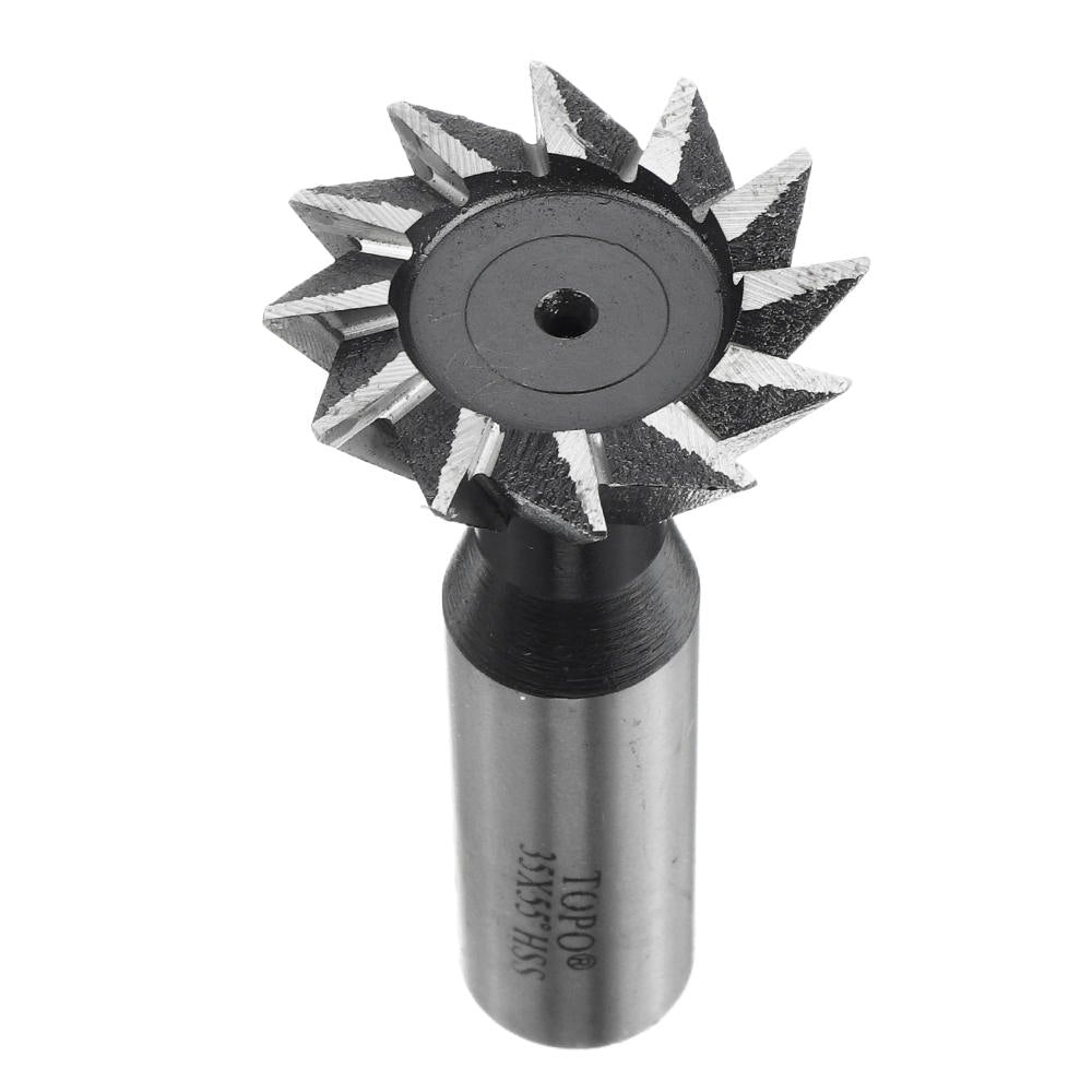 55 Degree 8-35mm Dovetail Groove HSS Straight Shank Slot Milling Cutter End Mill CNC Bit
