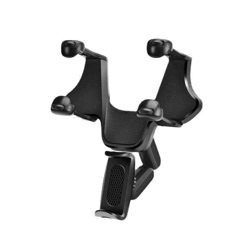 Car Rearview Mirror Mobile Phone Holder GPS Mount 4.0-6.2 inch