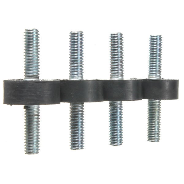4pcs M6x20x8mm Doubles Ends Rubber Mounts Anti-vibration Rubber Mounts