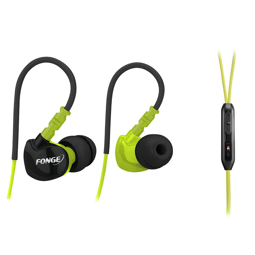 Sport Stereo Bass 3.5mm In-ear Earphone Running Waterproof Sweatproof with Mic Headset