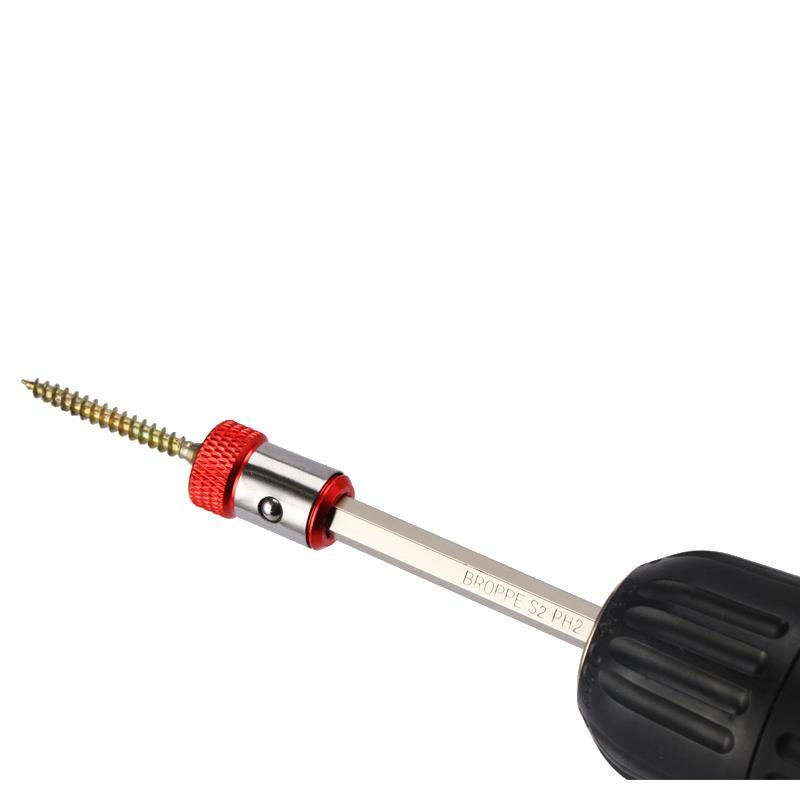 Magnetic Phillips Screwdriver Bit Set with Removable Magnetizer Ring PH2 Electric Screwdriver 1/4 Inch Hex Shank