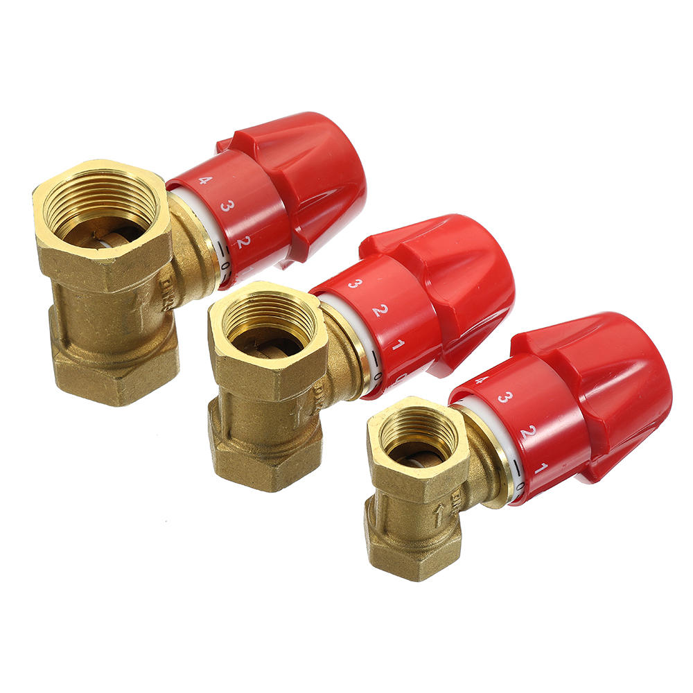 1/2" 3/4" 1" Brass One Way Flow Control Valve Auto G Thread Female Valves Switch